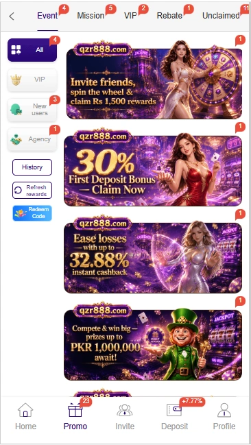 QZR888 Game Bonuses