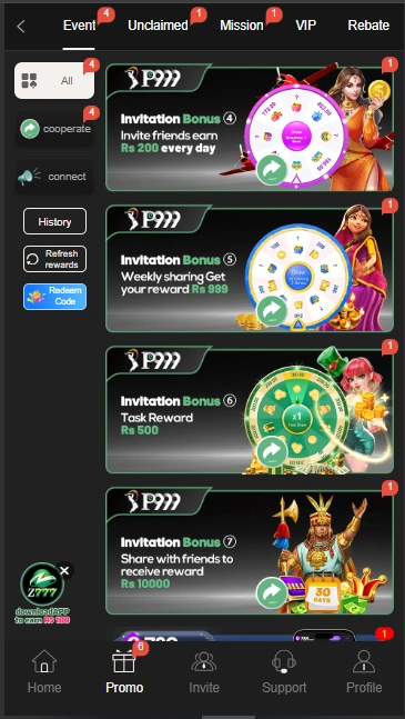 MD777 Game Bonuses