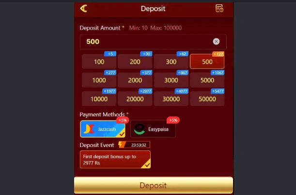 6PPP Game Deposit and Withdrawal