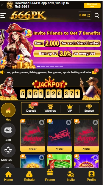 666PK Game Interface Screenshot