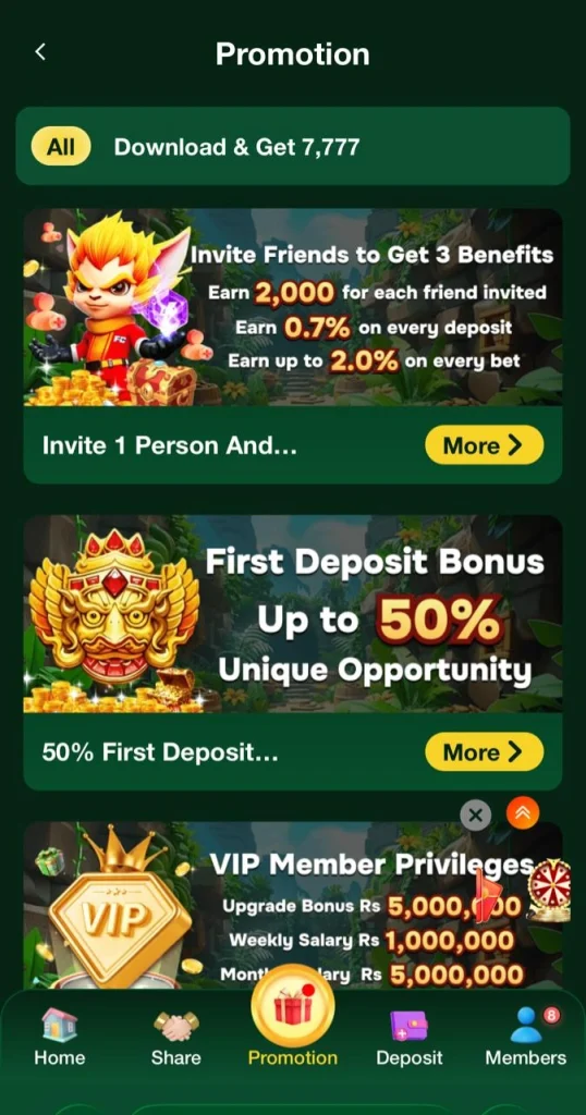 C7777 Game Bonuses