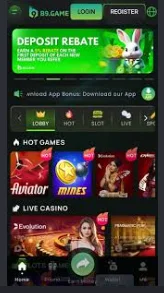 B9 Game Interface Screenshot