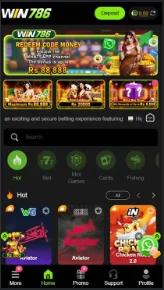 Win786 Game Interface Screenshot