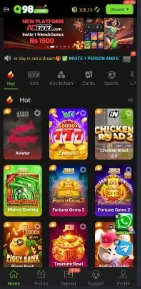 Q98 Game Interface Screenshot